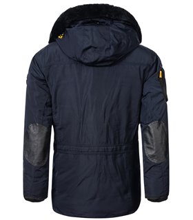 Geographical Norway Herren Winter Jacke mit Kunstfellkragen H-259 