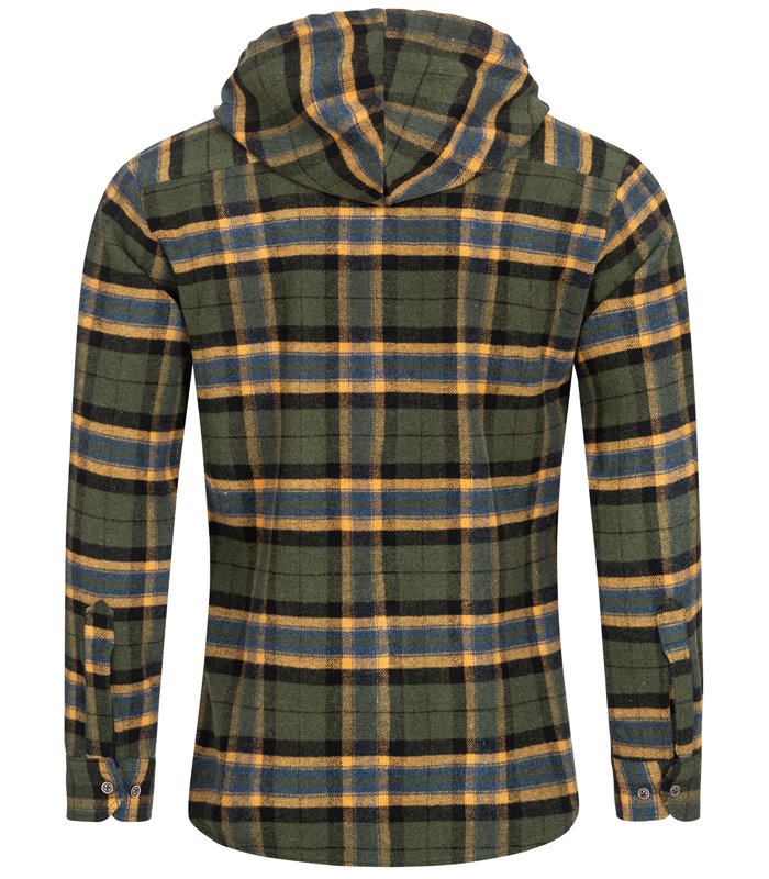 Rock Creek Herren Flanellhemd mit Kapuze H-257 