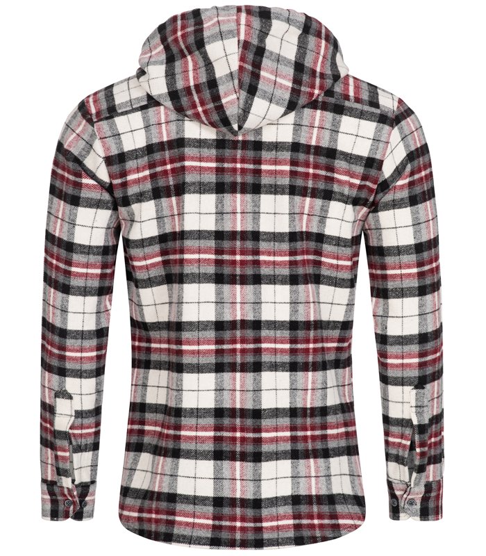 Rock Creek Herren Flanellhemd mit Kapuze H-257 