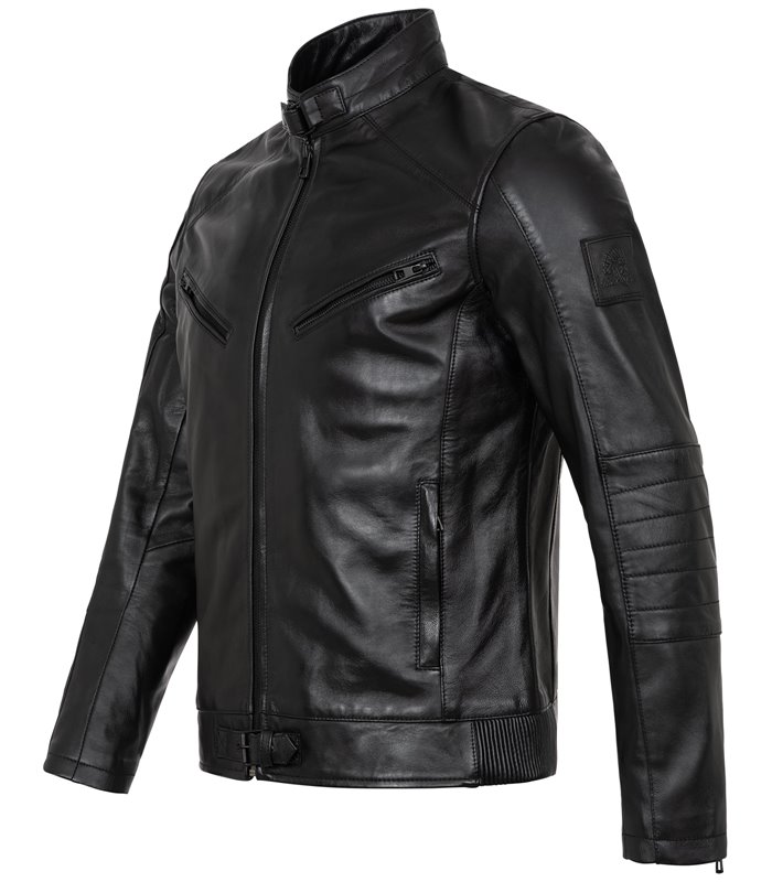 Rock Creek Herren Lederjacke Biker-Style H-256