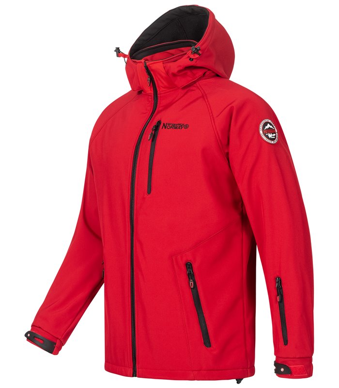 Geographical Norway Herren Softshell Jacke mit Kapuze H-267