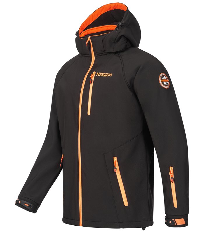 Geographical Norway Herren Softshell Jacke mit Kapuze H-267
