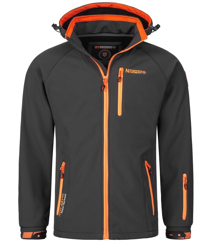 Geographical Norway Herren Softshell Jacke mit Kapuze H-267