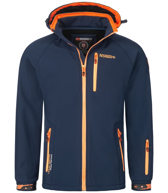 Geographical Norway Herren Softshell Jacke mit Kapuze H-267