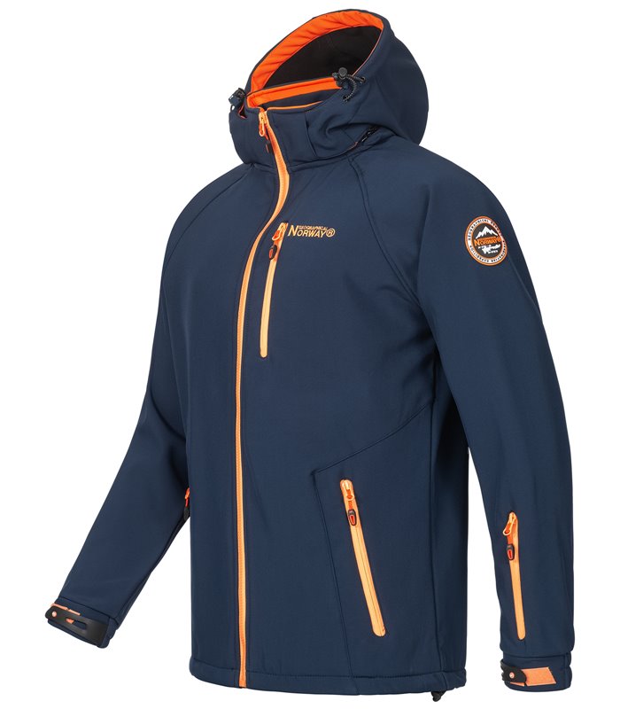 Geographical Norway Herren Softshell Jacke mit Kapuze H-267