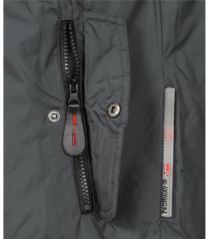 Geographical Norway Herren Windbreaker Anorak mit Kapuze H-268