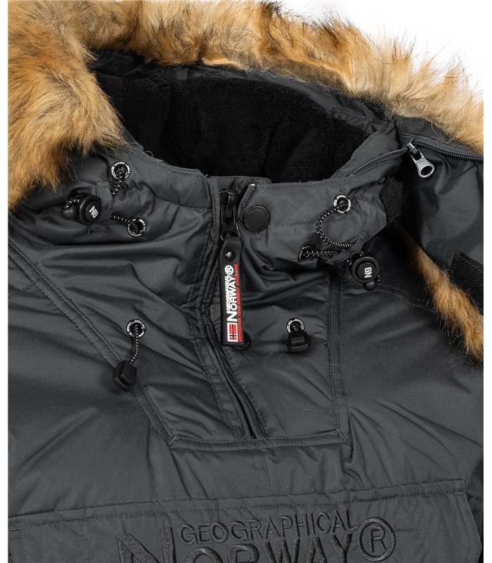 Geographical Norway Herren Windbreaker Anorak mit Kapuze H-268