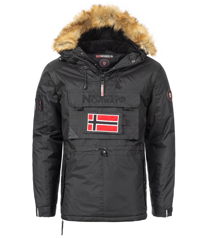 Geographical Norway Herren Windbreaker Anorak mit Kapuze H-268