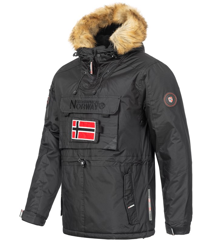 Geographical Norway Herren Windbreaker Anorak mit Kapuze H-268