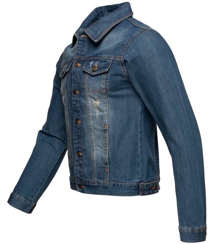 Rock Creek Herren Jeansjacke Classic-Style Blau RC-2210