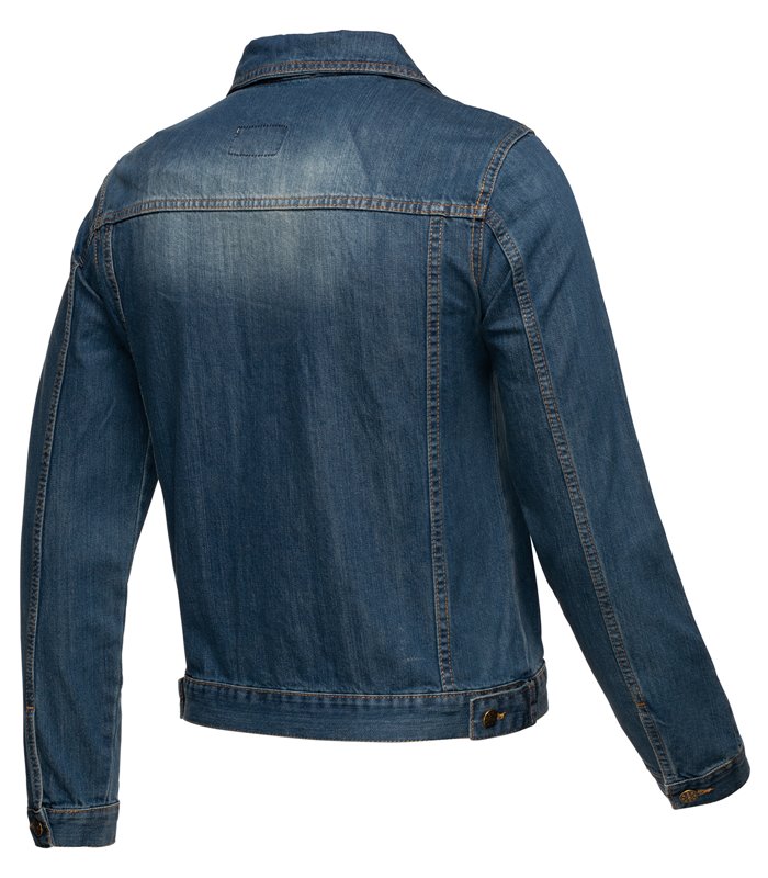 Rock Creek Herren Jeansjacke Classic-Style Blau RC-2210