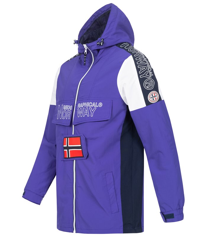 Geographical Norway Herren Windbreaker mit Kapuze H-281 