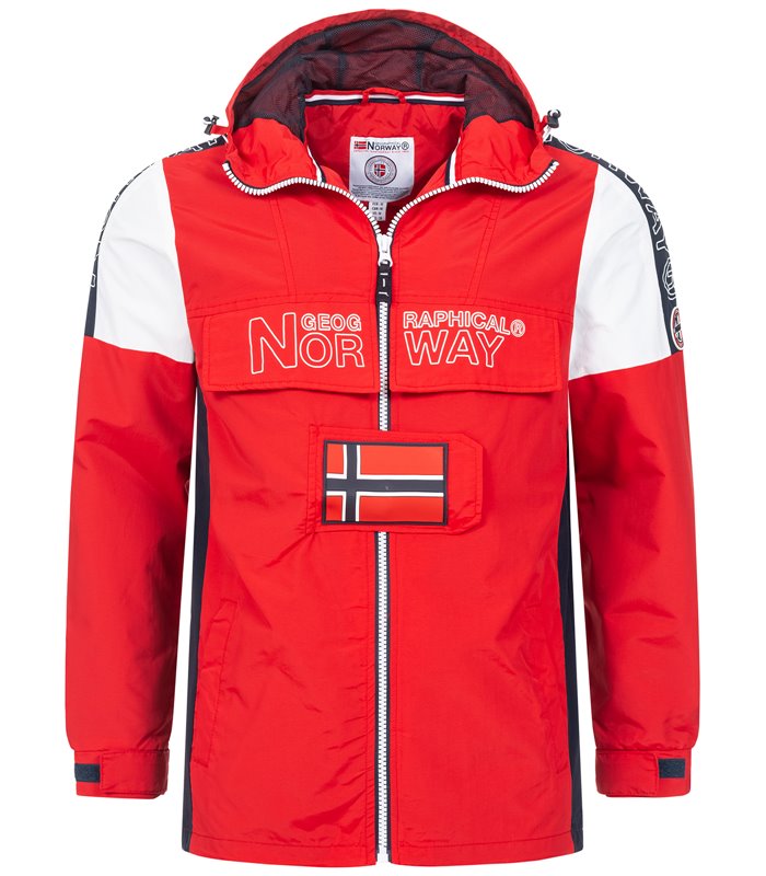 Geographical Norway Herren Windbreaker mit Kapuze H-281 