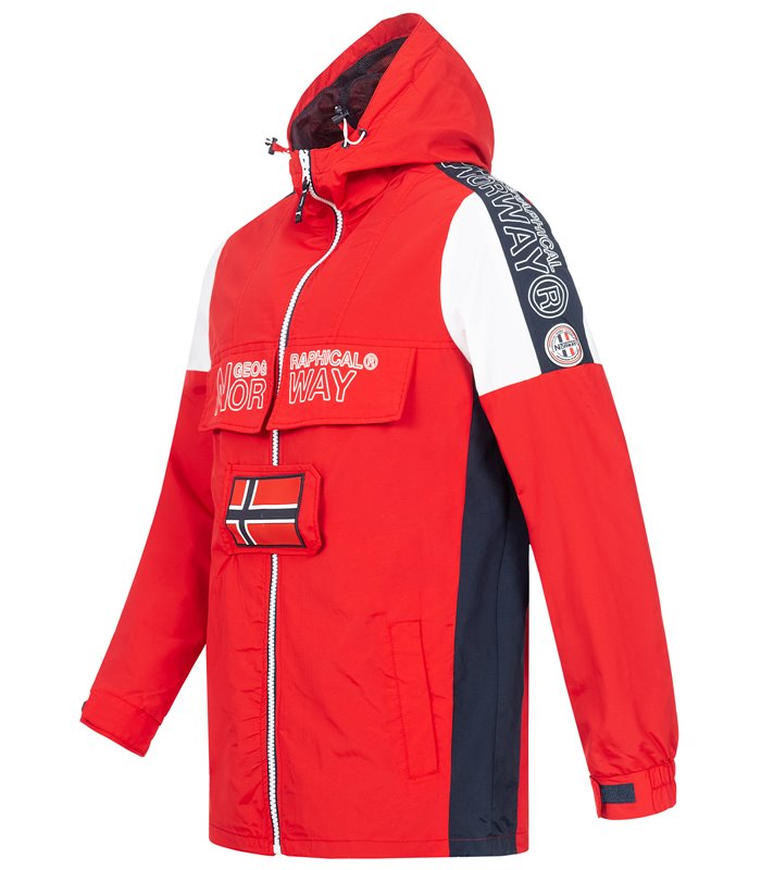 Geographical Norway Herren Windbreaker mit Kapuze H-281 