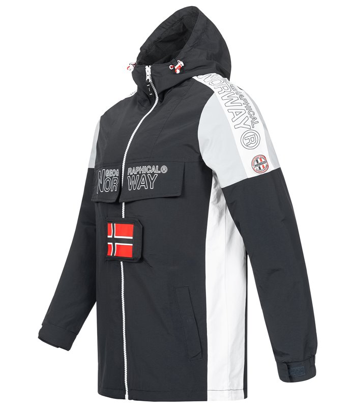Geographical Norway Herren Windbreaker mit Kapuze H-281 
