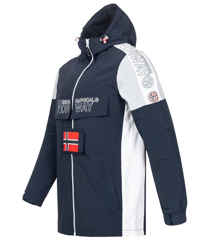 Geographical Norway Herren Windbreaker mit Kapuze H-281 