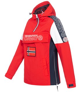Geographical Norway Damen Windbreaker mit Kapuze D-461 