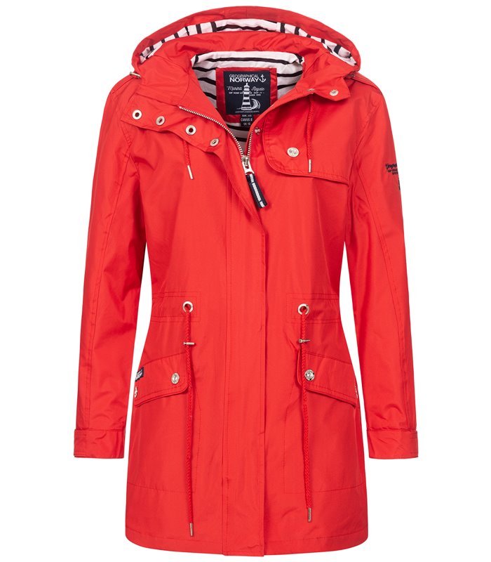 Geographical Norway Damen Mantel mit Kapuze D-462 