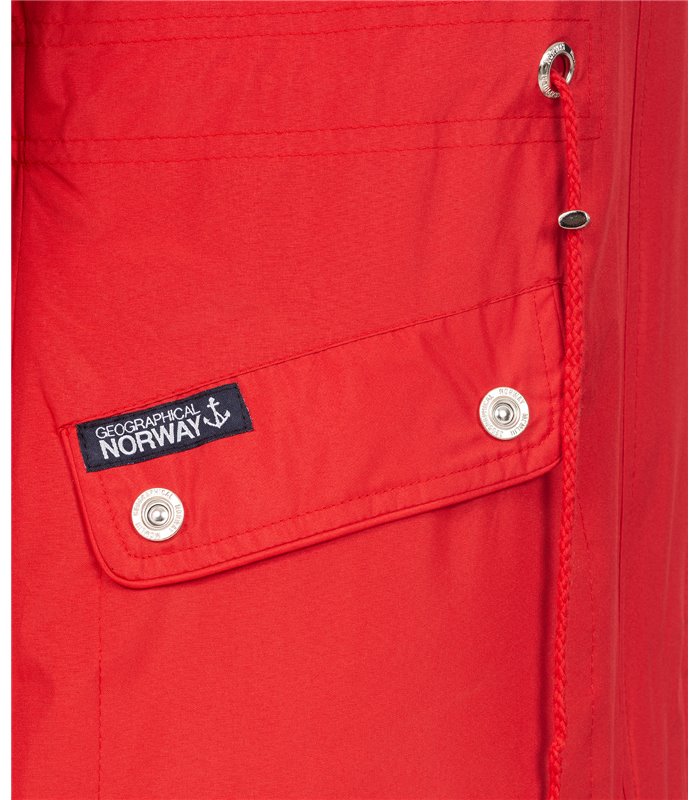Geographical Norway Damen Mantel mit Kapuze D-462 
