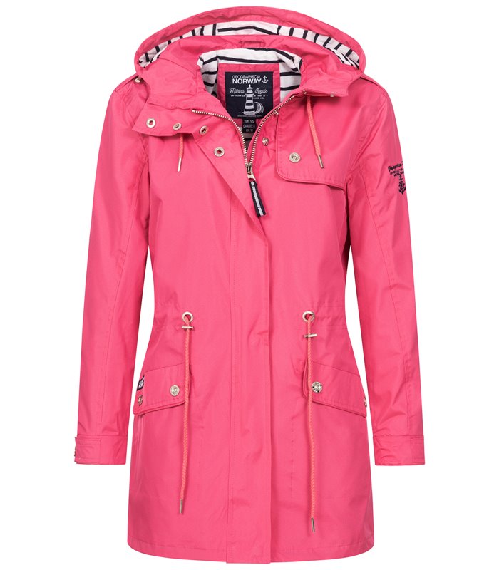 Geographical Norway Damen Mantel mit Kapuze D-462 