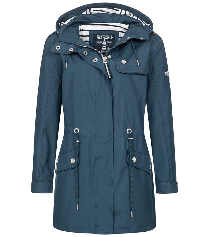 Geographical Norway Damen Mantel mit Kapuze D-462 