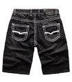Herren Bermuda Shorts Hose Denim dicke Nähte Sommerhose Herrenshorts