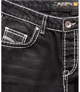 Herren Bermuda Shorts Hose Denim dicke Nähte Sommerhose Herrenshorts