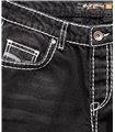 Herren Bermuda Shorts Hose Denim dicke Nähte Sommerhose Herrenshorts