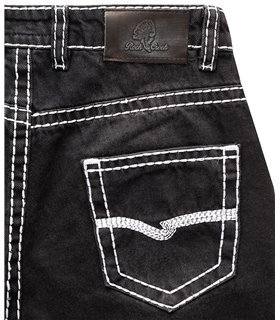 Herren Bermuda Shorts Hose Denim dicke Nähte Sommerhose Herrenshorts