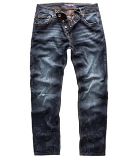 Rock Creek Herren Jeans Regular Fit Dunkelblau RC-2269