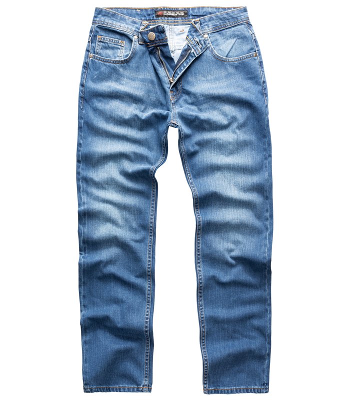 Indumentum Herren Jeans Comfort Fit Mittelblau IC-701