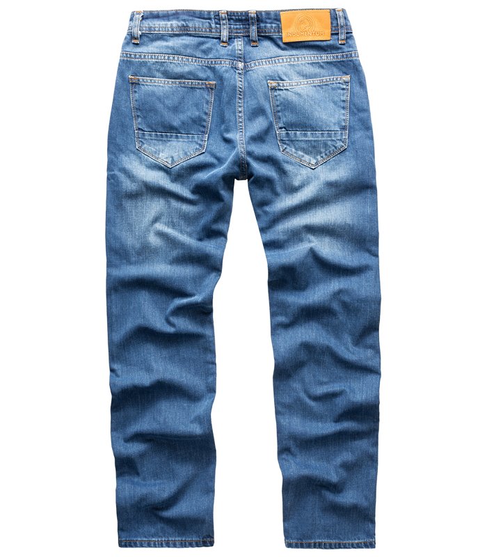 Indumentum Herren Jeans Comfort Fit Mittelblau IC-701