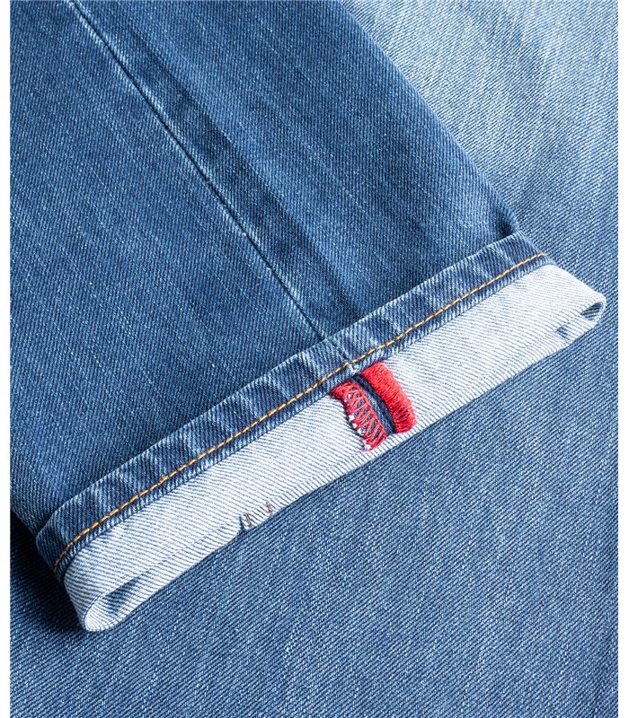 Indumentum Herren Jeans Comfort Fit Mittelblau IC-701