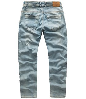 Rock Creek Herren Jeans Regular Fit Hellblau RC-2109