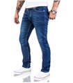 Rock Creek Herren Jeans Stretch Slim Fit Dunkelblau RC-2115
