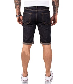 Rock Creek Herren Jeansshorts Slim Fit Dunkelblau RC-2206