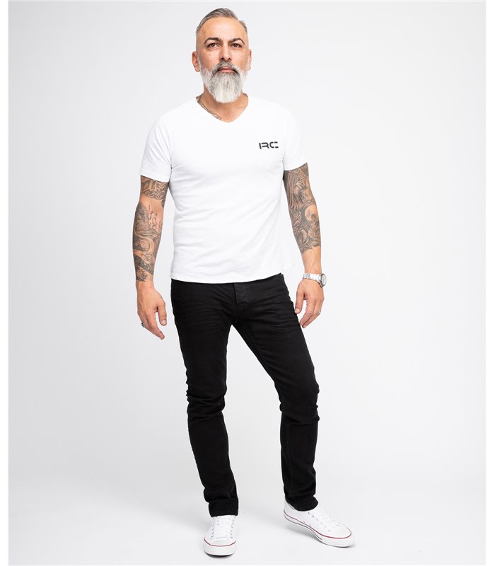 Rock Creek Herren Jeans Slim Fit Schwarz RC-2146