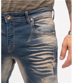 Rock Creek Herren Jeans Regular Fit Blau RC-3102