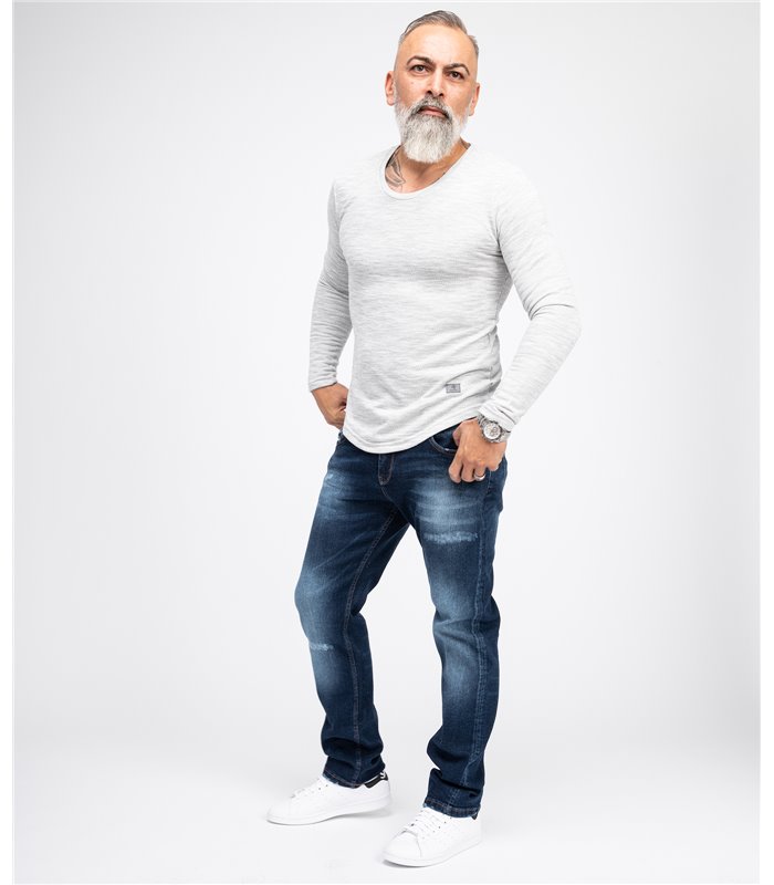 Rock Creek Herren Jeans Regular Fit Dunkelblau RC-3103