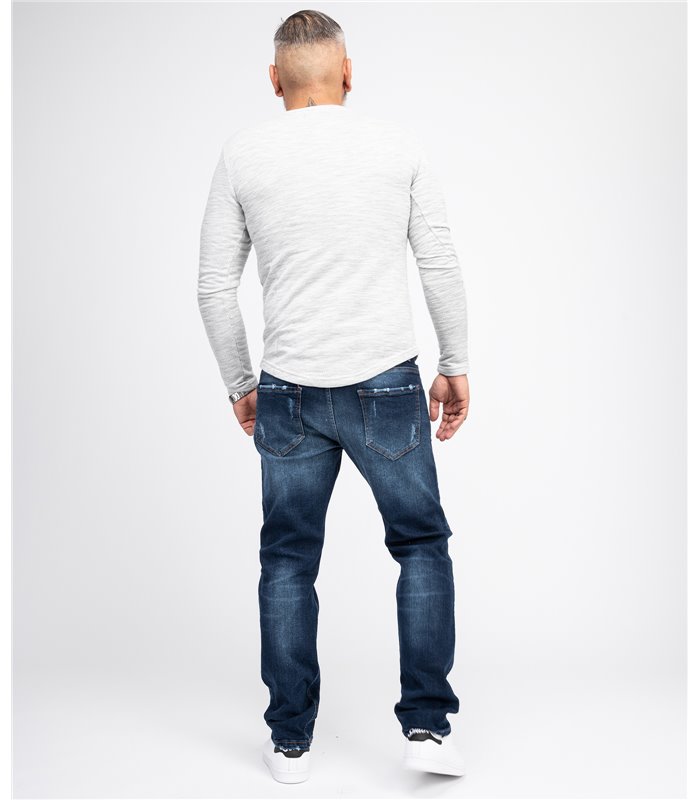 Rock Creek Herren Jeans Regular Fit Dunkelblau RC-3103