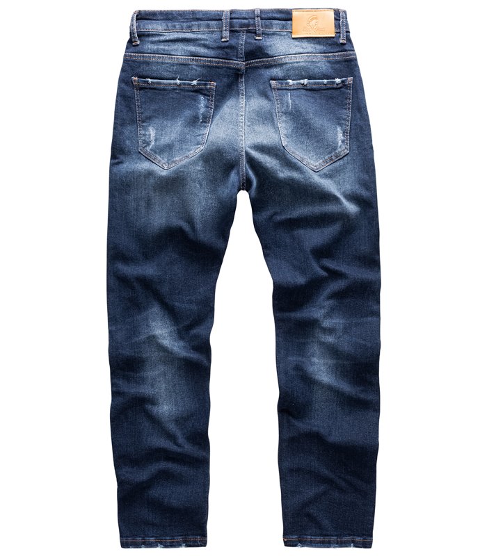 Rock Creek Herren Jeans Regular Fit Dunkelblau RC-3103