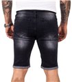 Rock Creek Herren Jeansshorts Slim Fit Dunkelgrau RC-2214