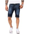 Rock Creek Herren Jeansshorts Slim Fit Dunkelblau RC-2216