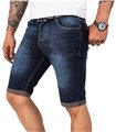 Rock Creek Herren Jeansshorts Slim Fit Dunkelblau RC-2216