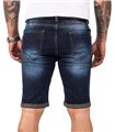 Rock Creek Herren Jeansshorts Slim Fit Dunkelblau RC-2216