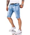 Rock Creek Herren Jeansshorts Slim Fit Hellblau RC-2207