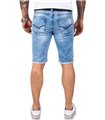 Rock Creek Herren Jeansshorts Slim Fit Hellblau RC-2207