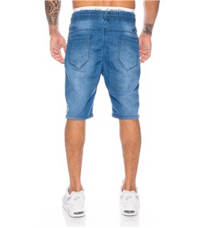 Herren Sweatshorts Denim-Style Blau H-108