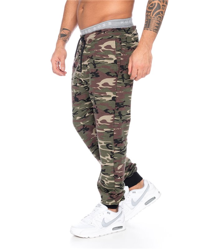 Herren Jogginghose Comfort Fit Camouflage RC-011