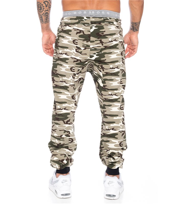 Herren Jogginghose Comfort Fit Camouflage RC-011